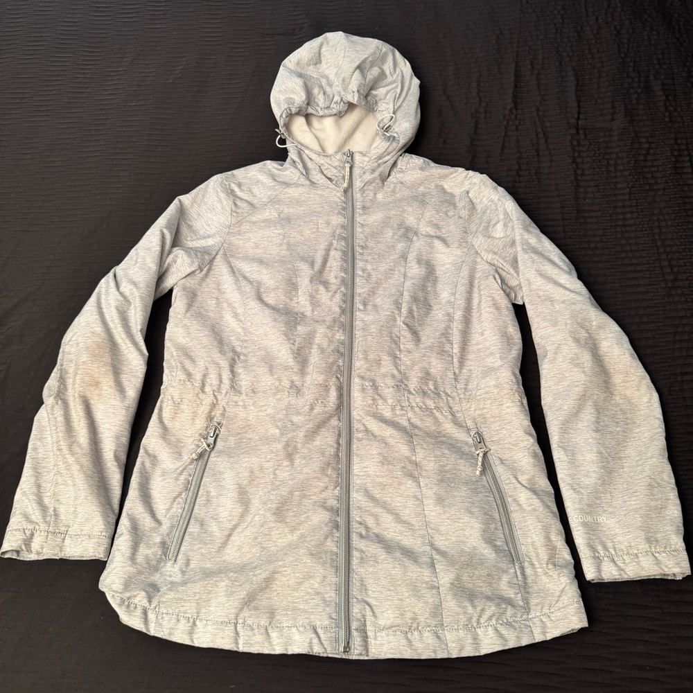 Free Country Women’s Jacket Size XS Full Zip w Hood Faux Fur Lined Womens Coat